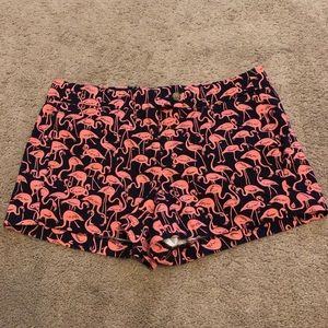 J Crew Flamingo Shorts